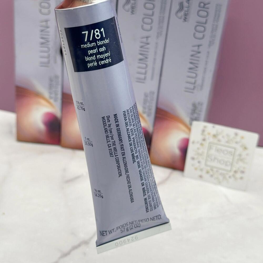 Wella illumina Color Permanent Hair Color 7/81 - 5pack - Picture 5 of 6